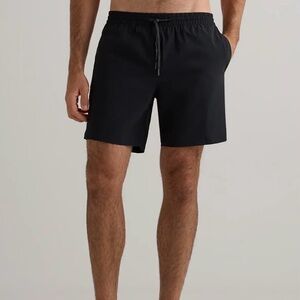 NWT Quince Men's Black Italian swim trunks Size Medium